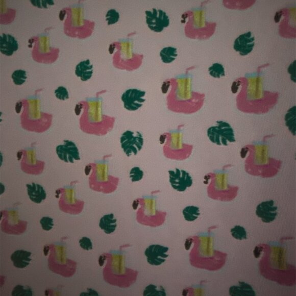 Greenside Golf Polo - NWT - Pink Flamingo/Drinks - Medium - Tropical - Picture 5 of 5